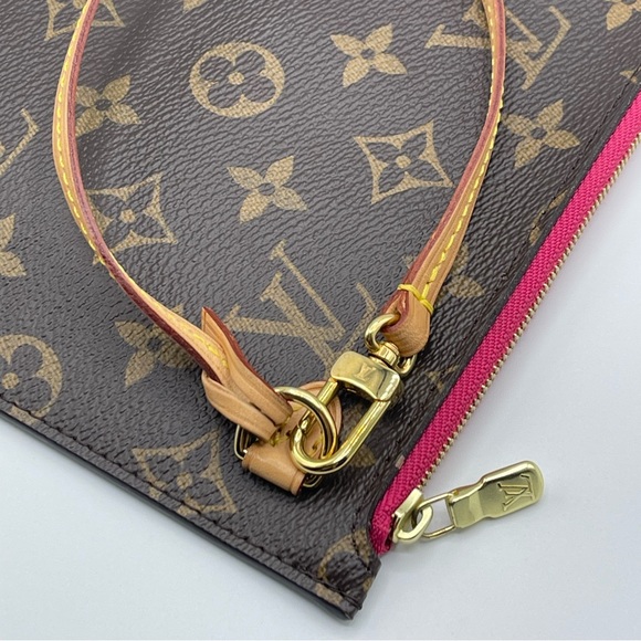 Louis Vuitton Saint Barth Neverfull Pivone Pochette Clutch Wristlet Pouch Rare - Picture 3 of 15
